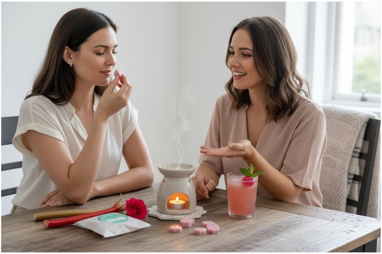 Rhubarb & Rose Wax Melts