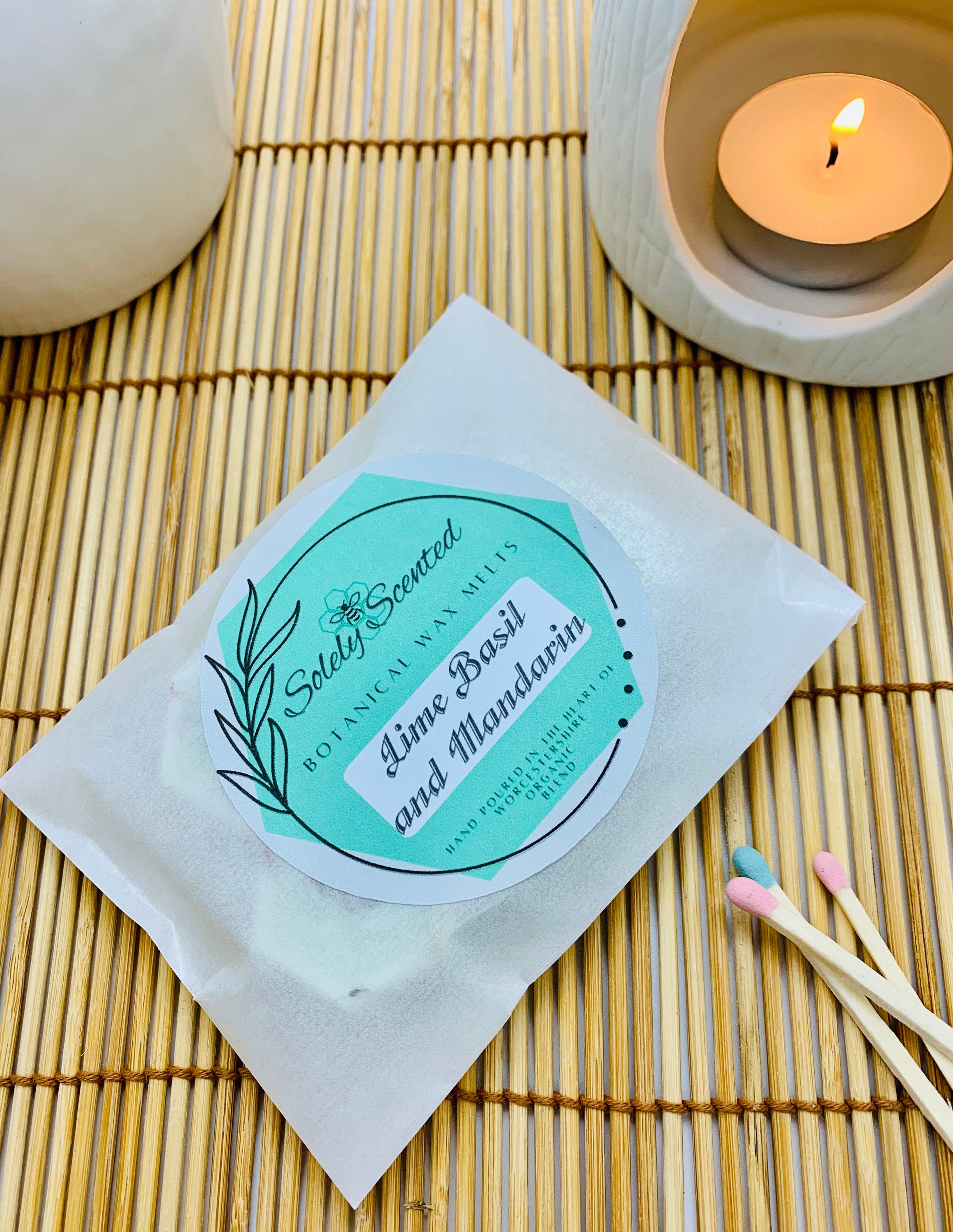 Lime Basil Mandarin Wax Melts
