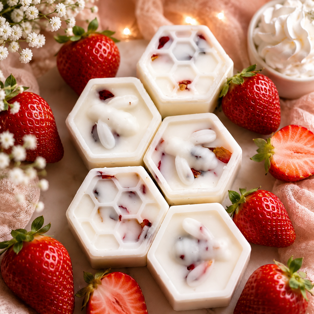Strawberries and Cream Wax Melts