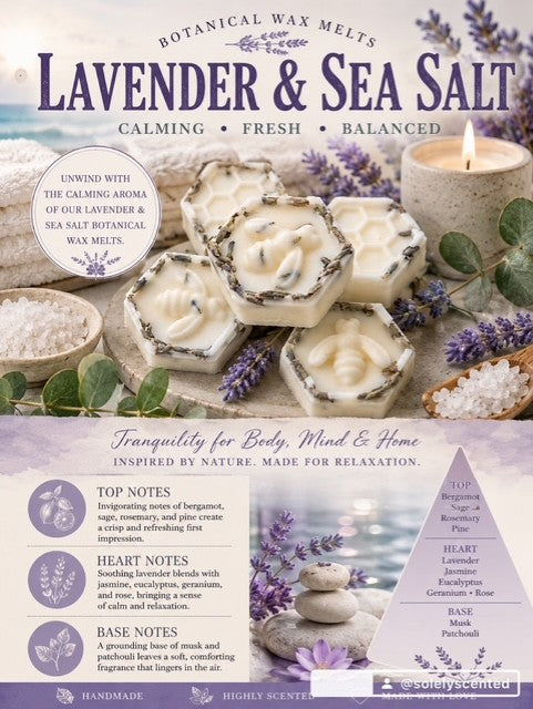 Lavender & Sea Salt Wax Melts