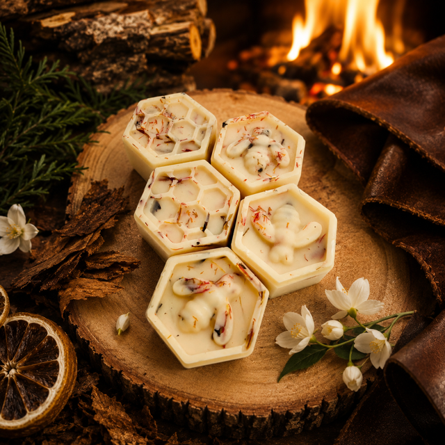 Woodsmoke Leather Wax Melts