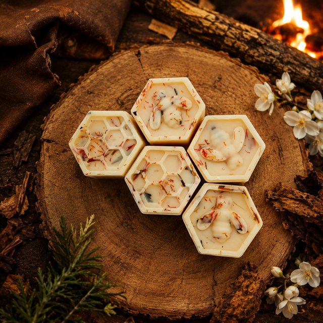 Woodsmoke Leather Wax Melts