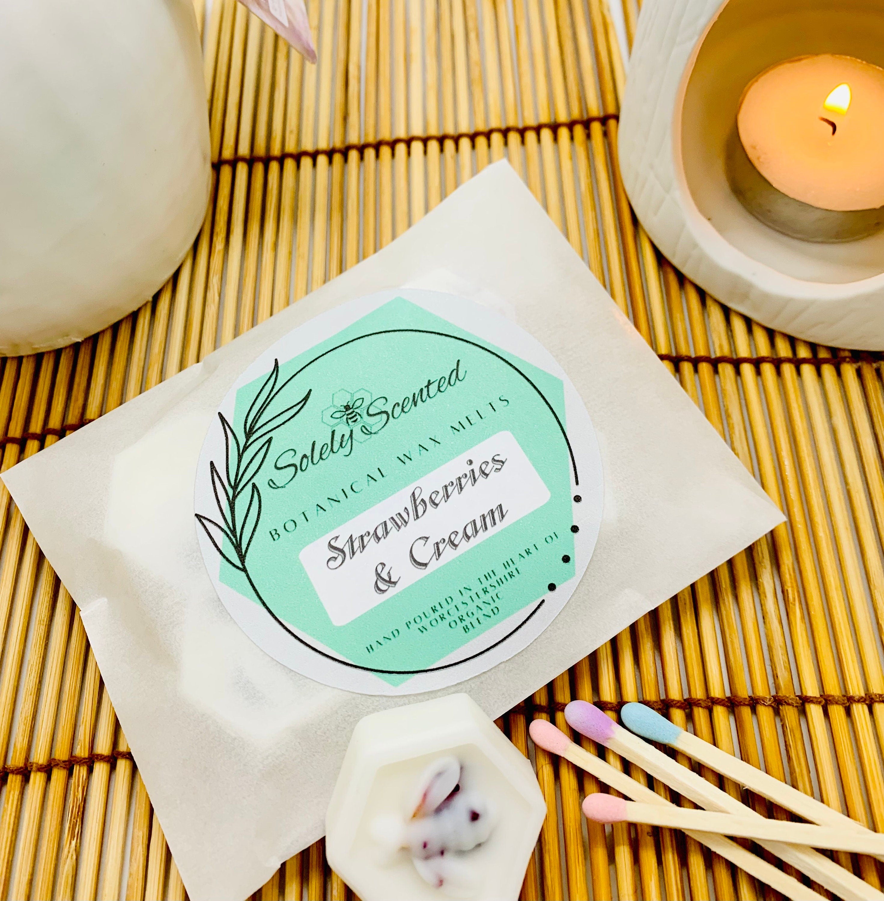 Strawberries and Cream Wax Melts